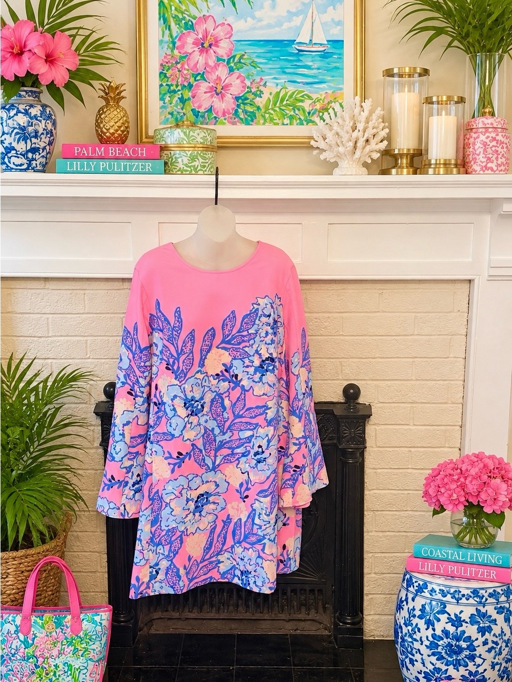 Lilly Pulitzer Gwenlyn Dress Multi Totally Koalafied NWT 16 $288